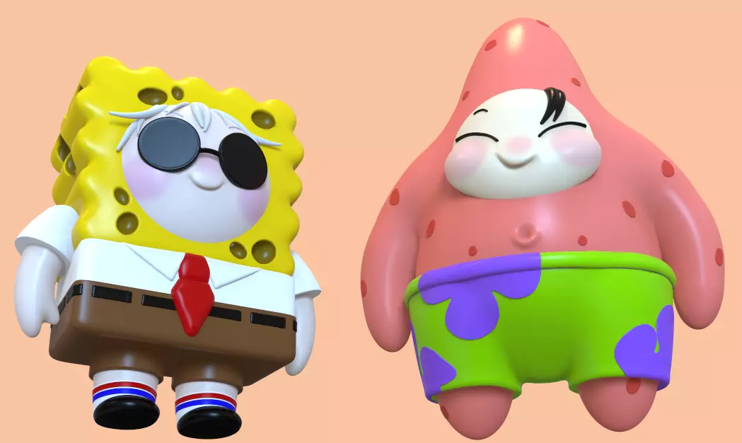 SATORU GOJO AND SUGURU GETO CHIBI HALLOWEEN-PARTS AND COMPLETE 3D print model_9