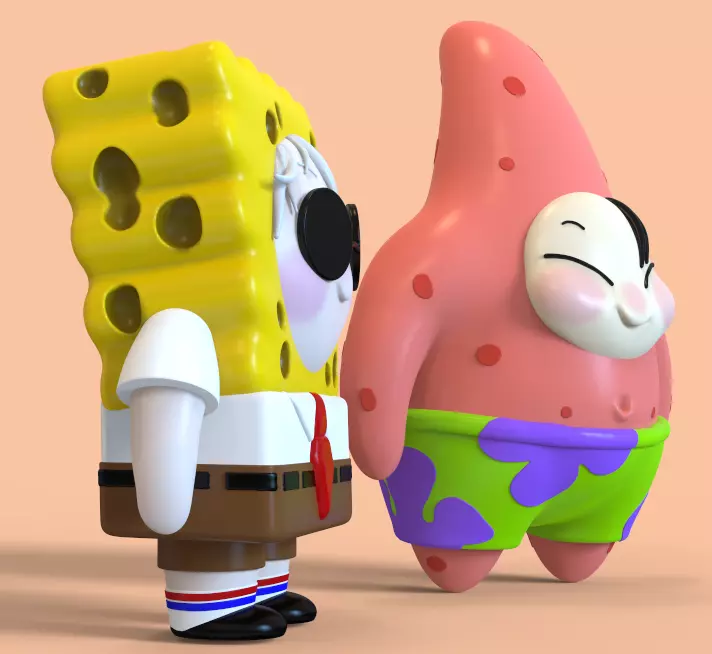 SATORU GOJO AND SUGURU GETO CHIBI HALLOWEEN-PARTS AND COMPLETE 3D print model_7