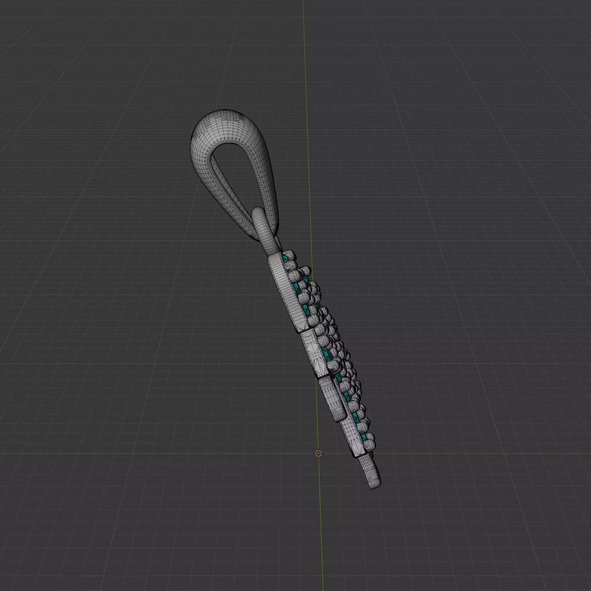 Mother and daughter pendant 3D print model_9