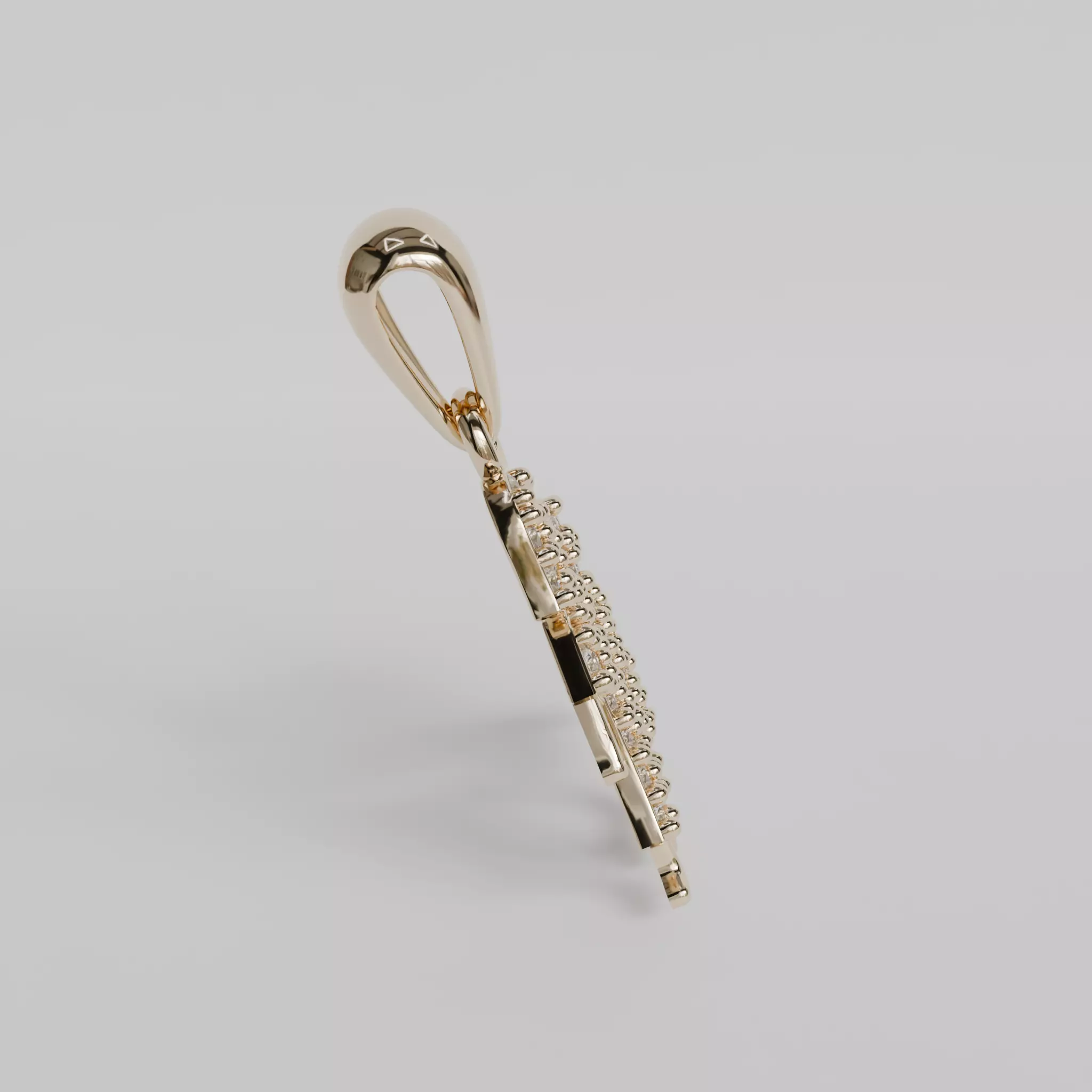 Mother and daughter pendant 3D print model_4