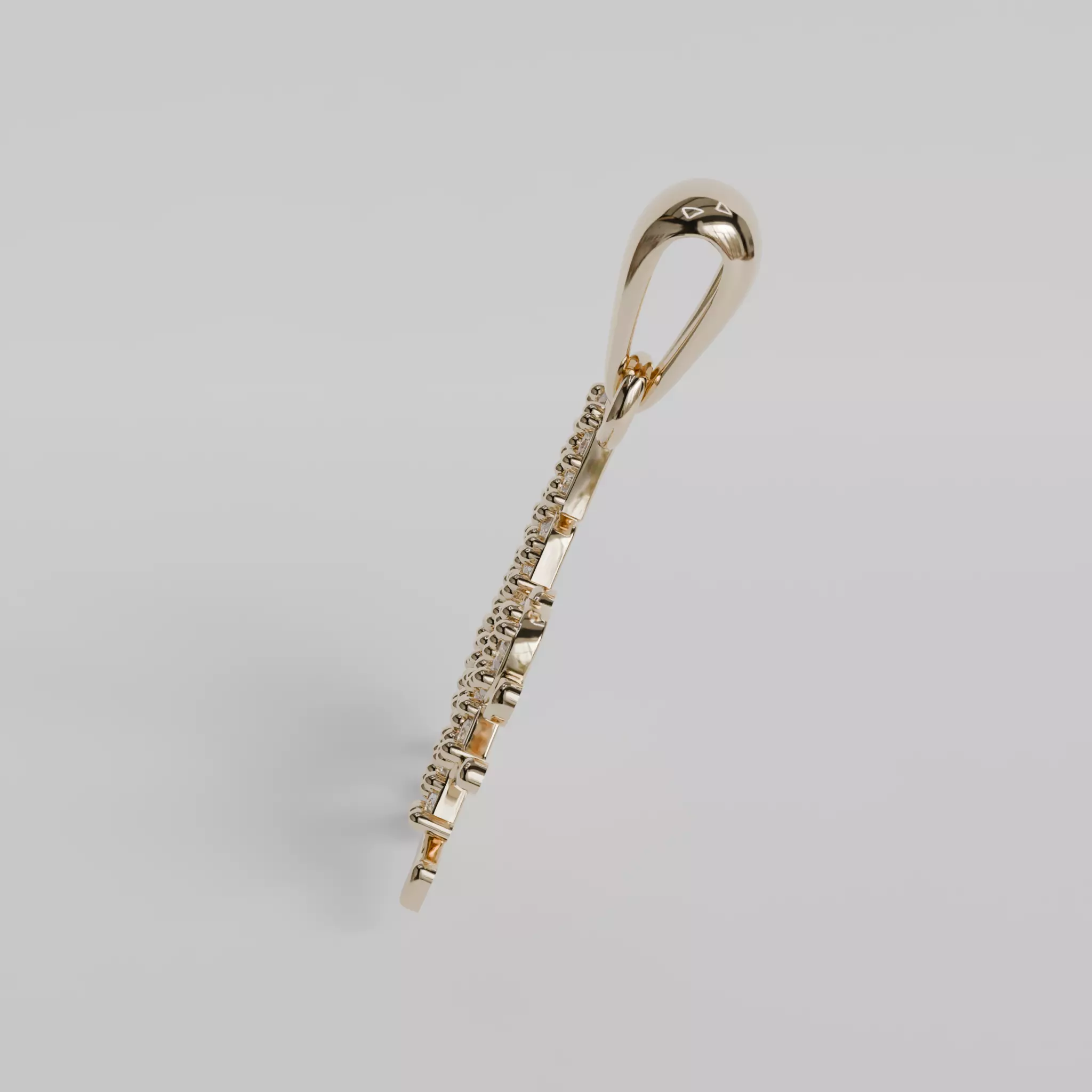 Mother and daughter pendant 3D print model_6