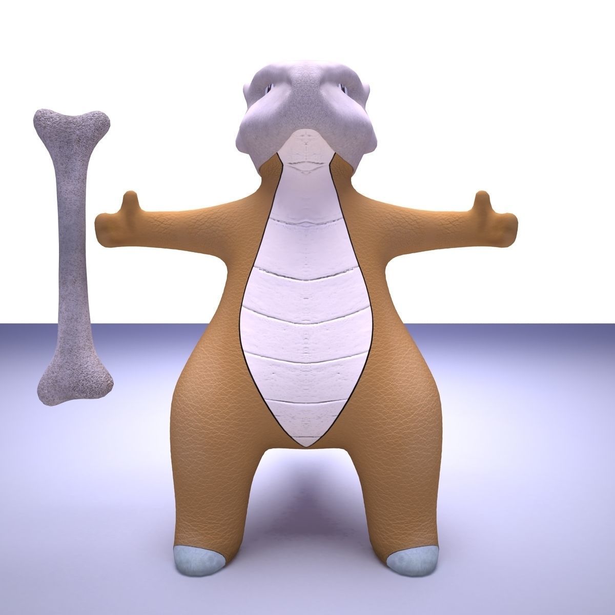 Marowak pokemon 3D model_4