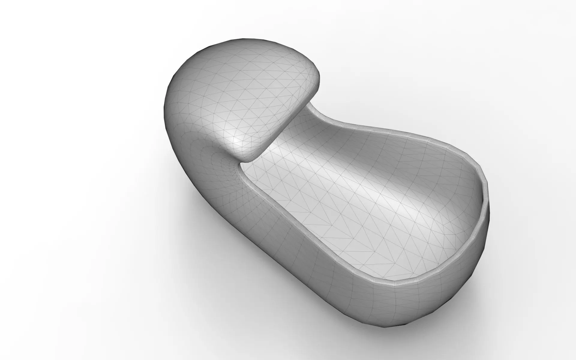 Juse Vase Low-poly 3D model_6