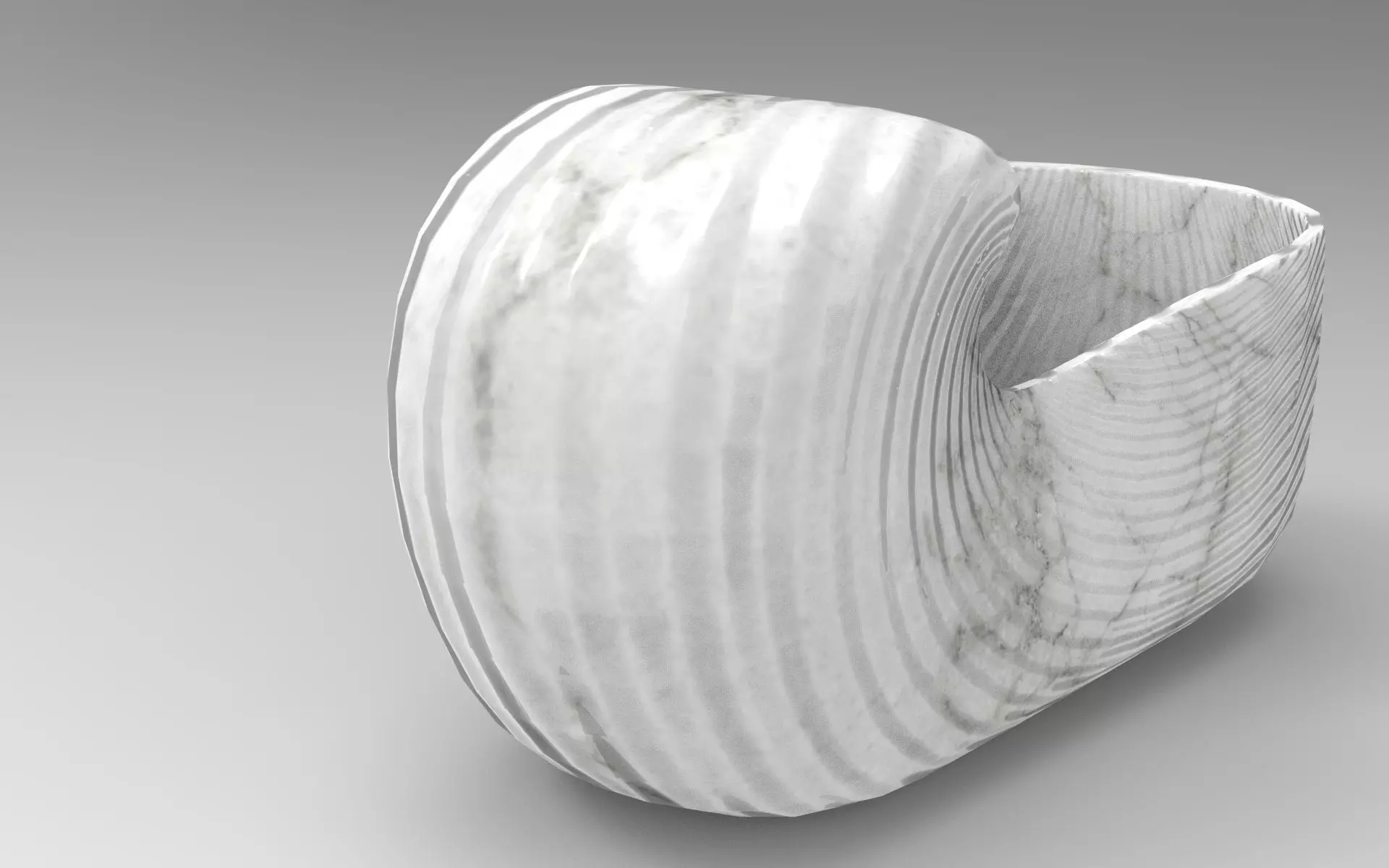 Juse Vase Low-poly 3D model_3