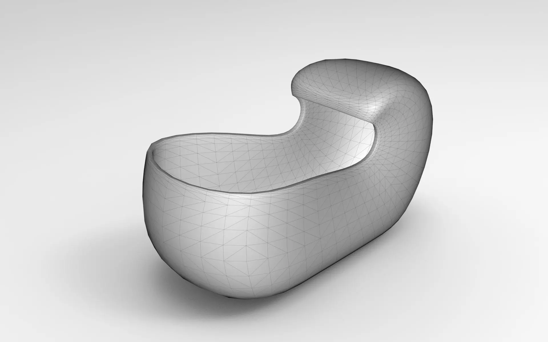 Juse Vase Low-poly 3D model_5