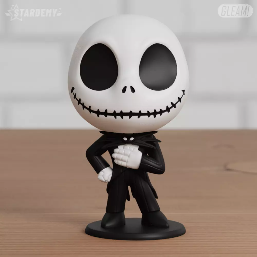 Jack Chibi Skellingon Nightmare Fanart 2 models 3D print model_7