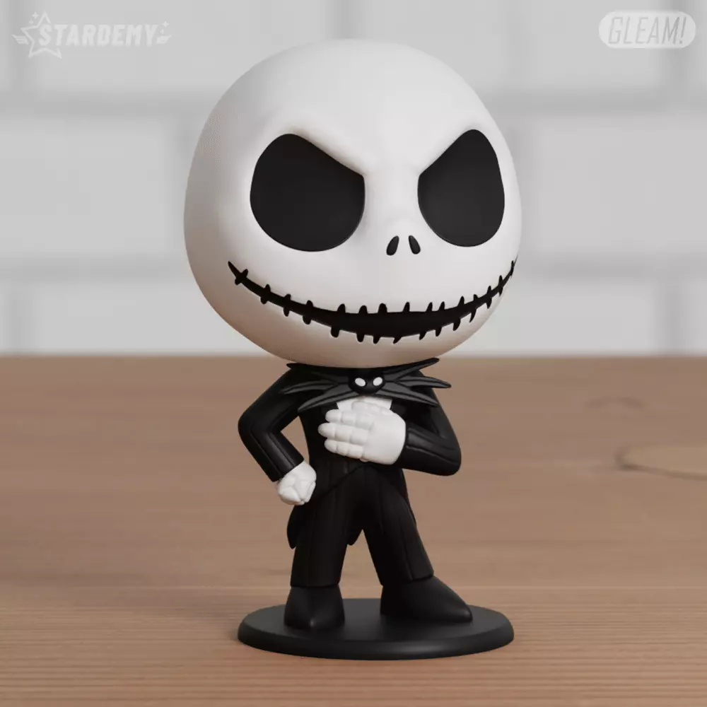 Jack Chibi Skellingon Nightmare Fanart 2 models 3D print model_4