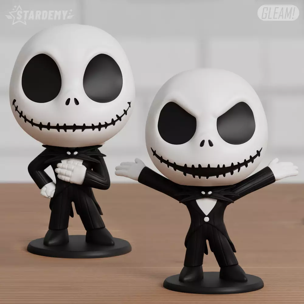Jack Chibi Skellingon Nightmare Fanart 2 models 3D print model_0