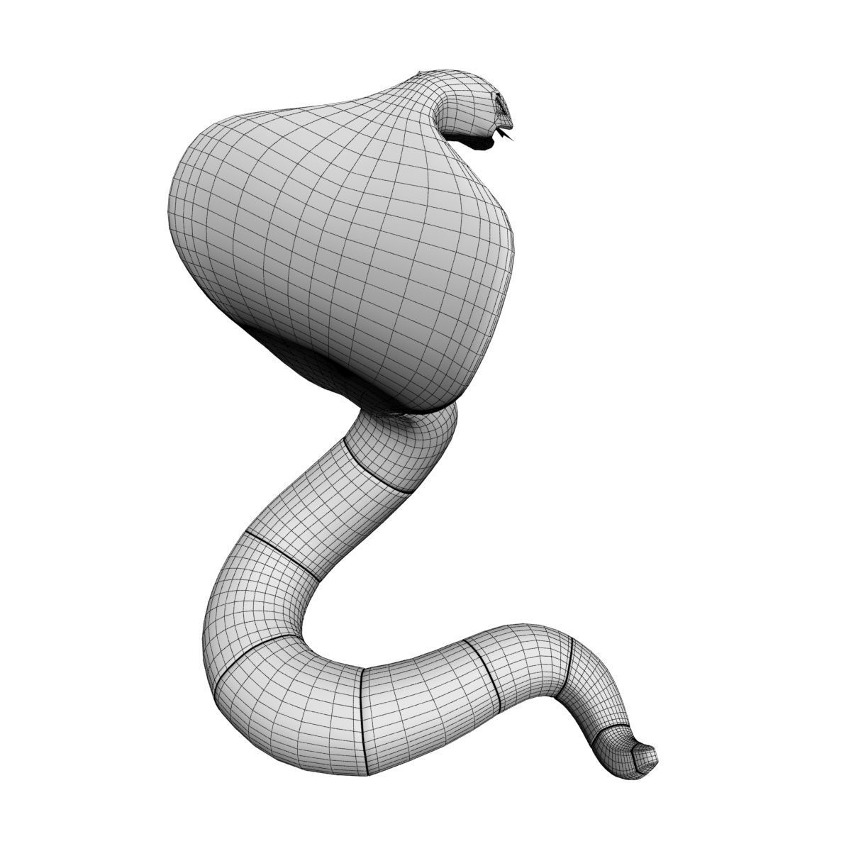 Arbok Pokemon Beta 3D model_6