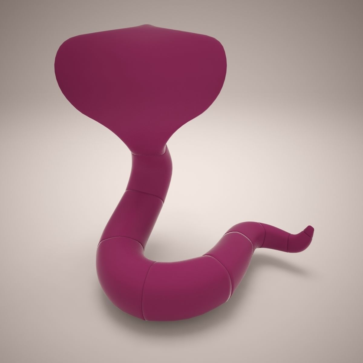 Arbok Pokemon Beta 3D model_1