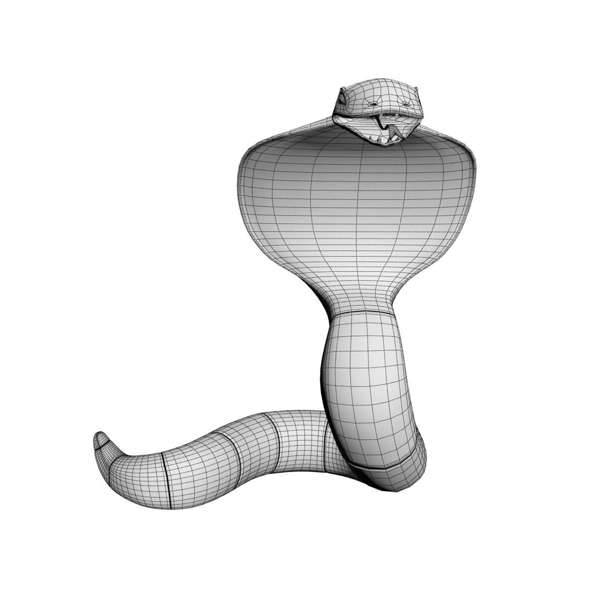 Arbok Pokemon Beta 3D model_5