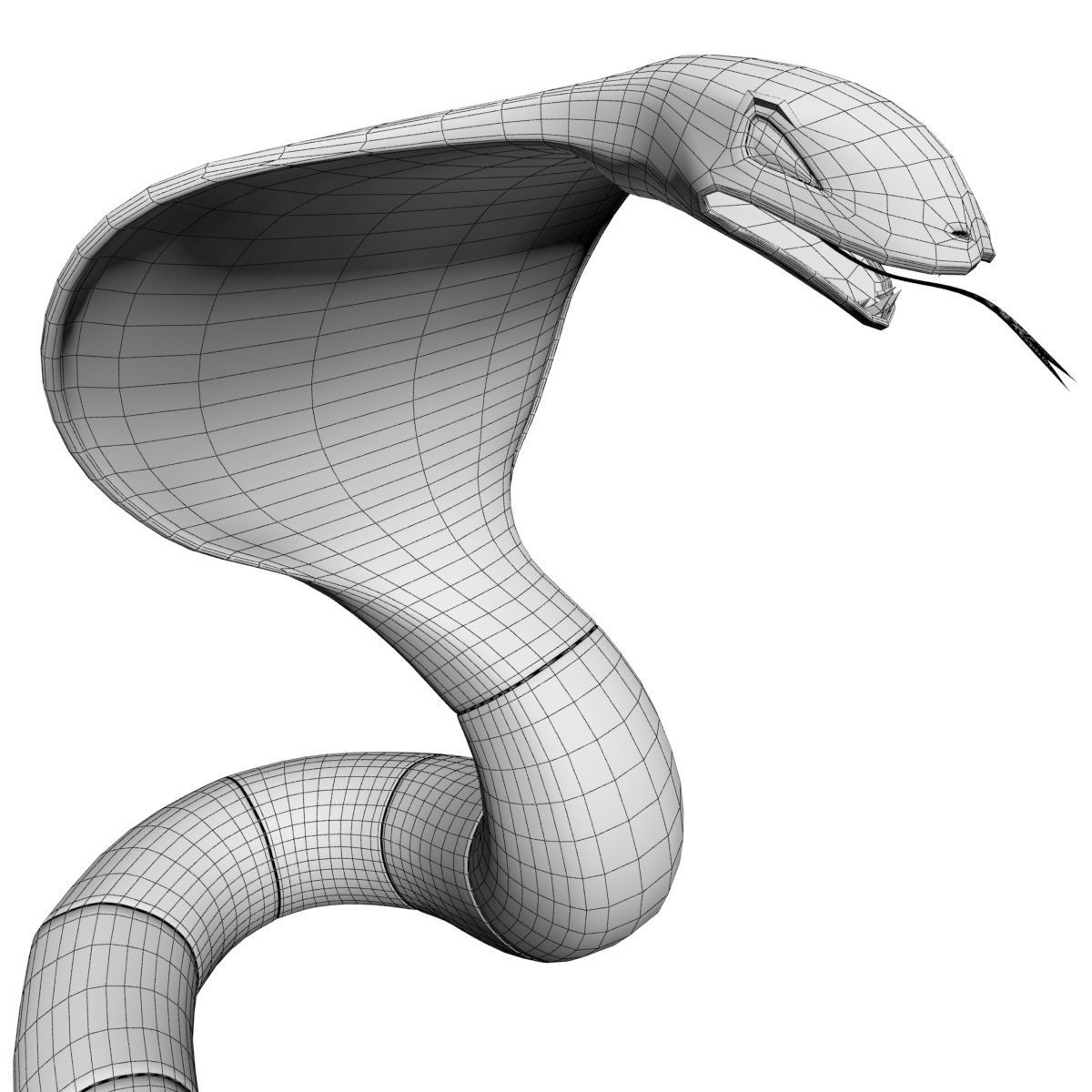 Arbok Pokemon Beta 3D model_7