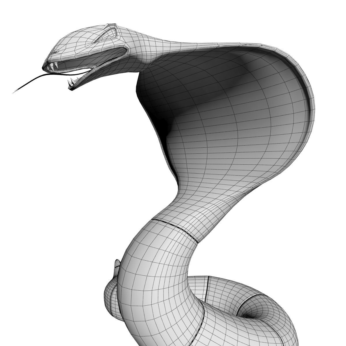 Arbok Pokemon Beta 3D model_8