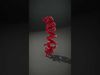 Red Spiral Creature model pack Low-poly 3D model_2