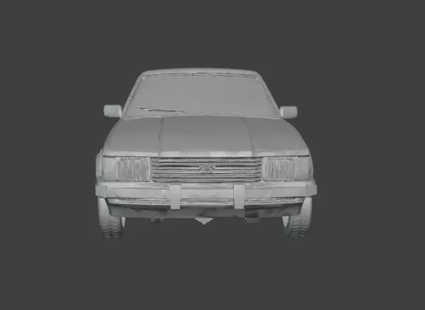 3D Printable TC3 Retro 4 Door - Argentine Variant 3D print model 3D print model