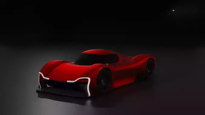 Futuristic Hypercar