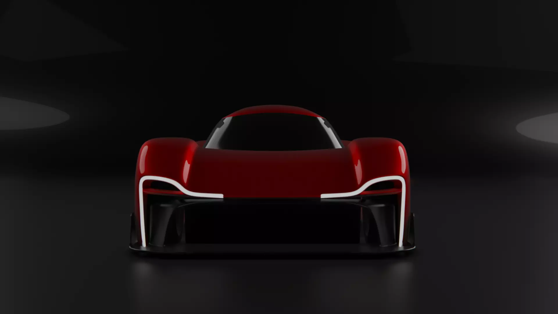 Futuristic Hypercar 3D model_1