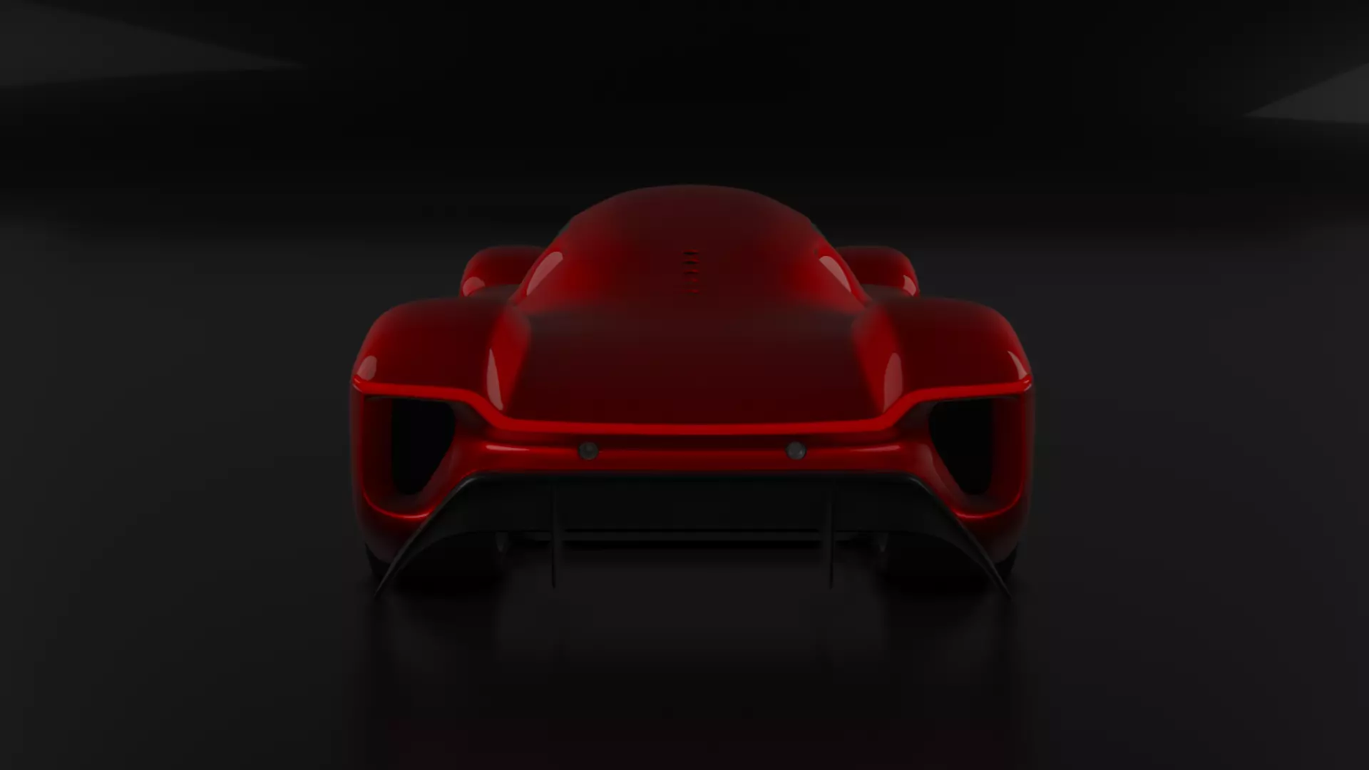 Futuristic Hypercar 3D model_3