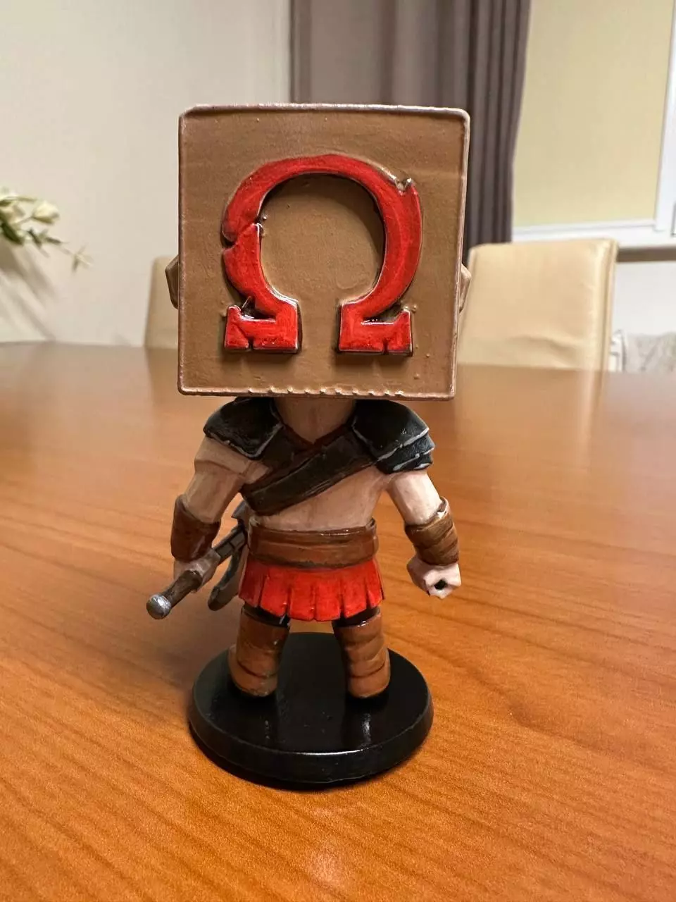 Kratos God of Box God of War Fanart STL 3D Print Model Figurine 3D print model_3