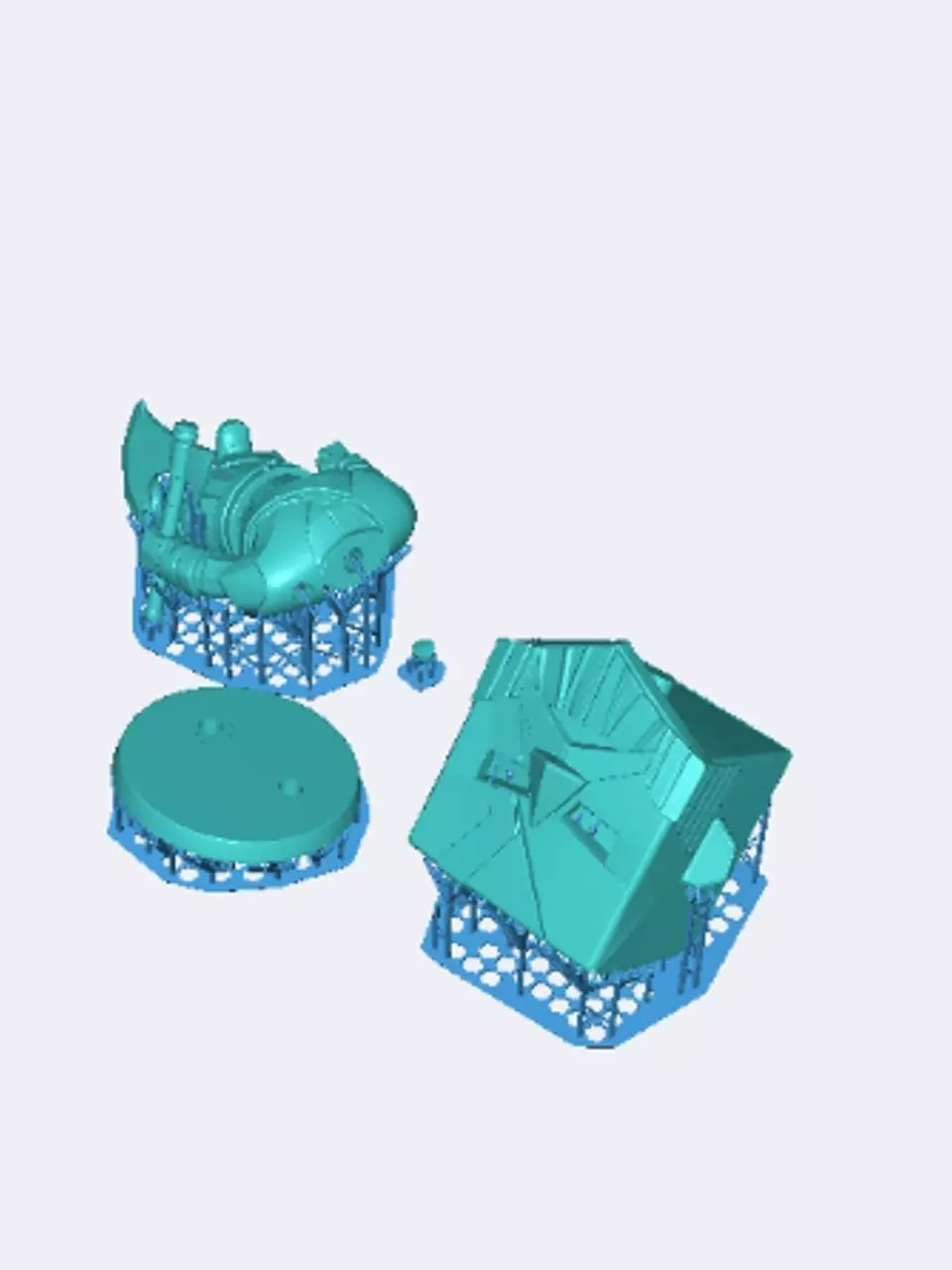 Kratos God of Box God of War Fanart STL 3D Print Model Figurine 3D print model_1