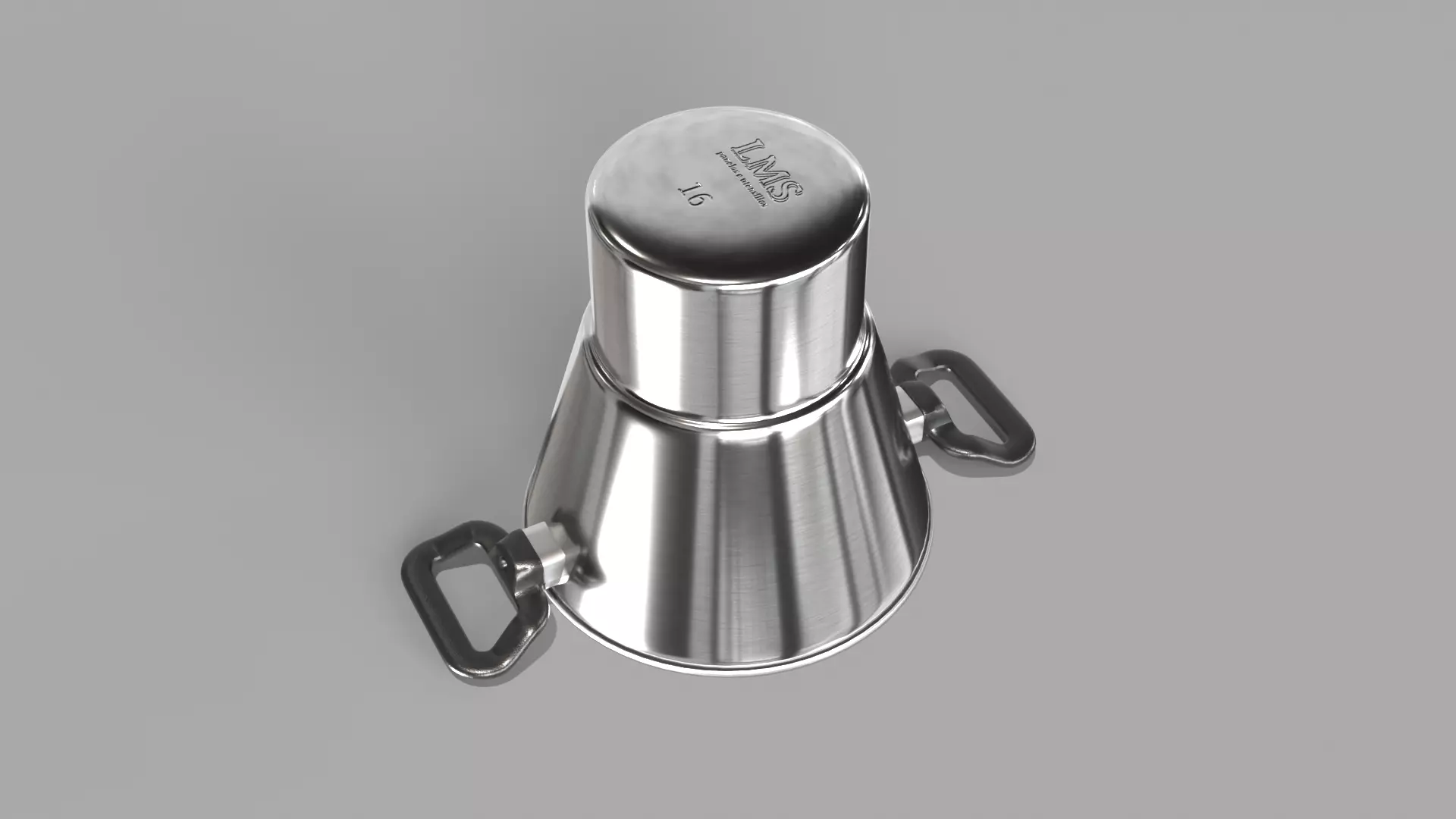 Cuscuzeira 3D model_4