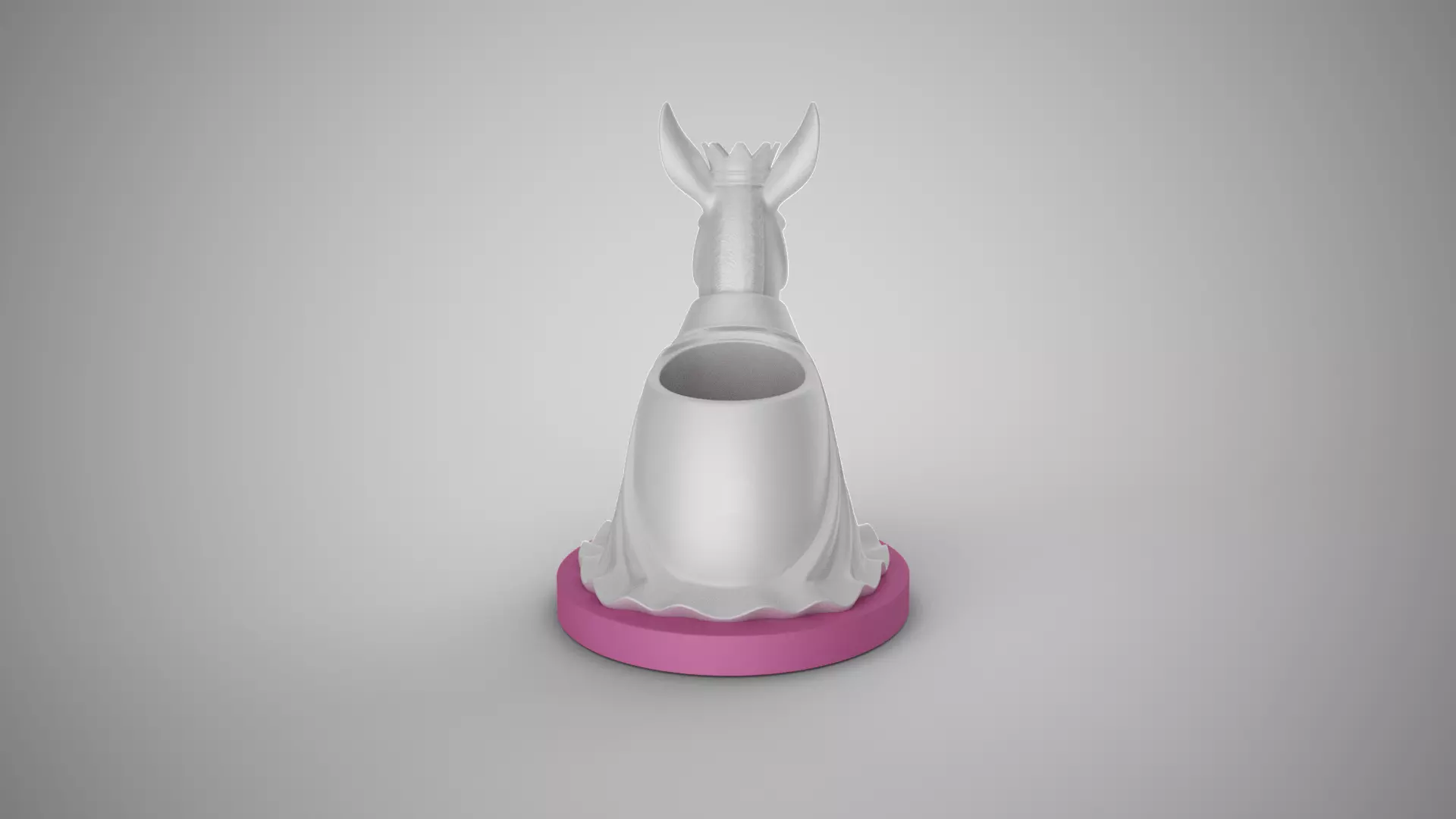 Noble Donkey Pen Holder 3D print model_8