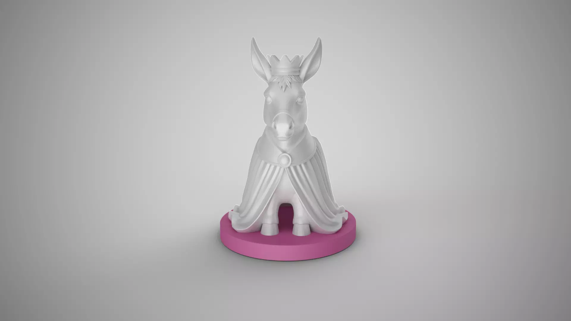 Noble Donkey Pen Holder 3D print model_4