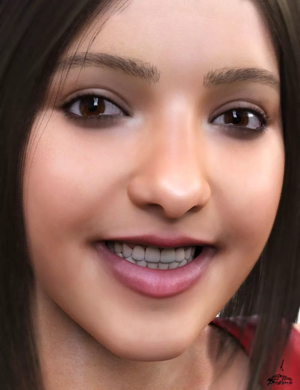 Juliana Morphs for Genesis 9 3D model_2