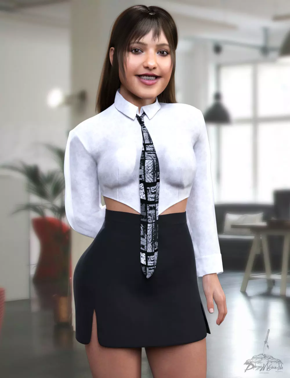 Juliana Morphs for Genesis 9 3D model_3