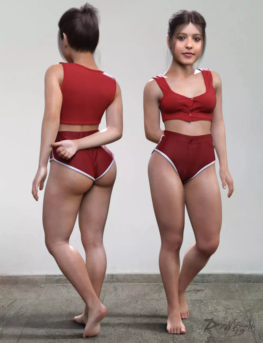 Juliana Morphs for Genesis 9 3D model_1