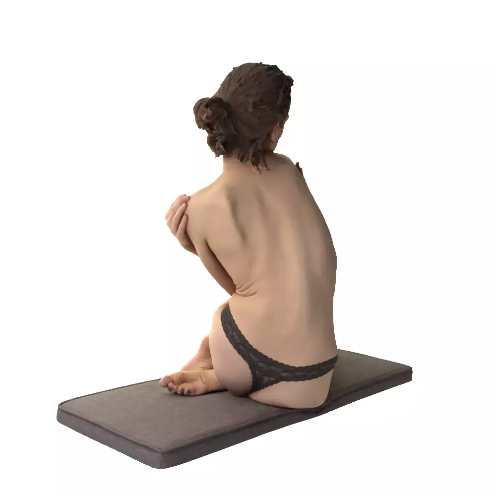 Female Scan Sylph Artistic Pose 02 3D model_4