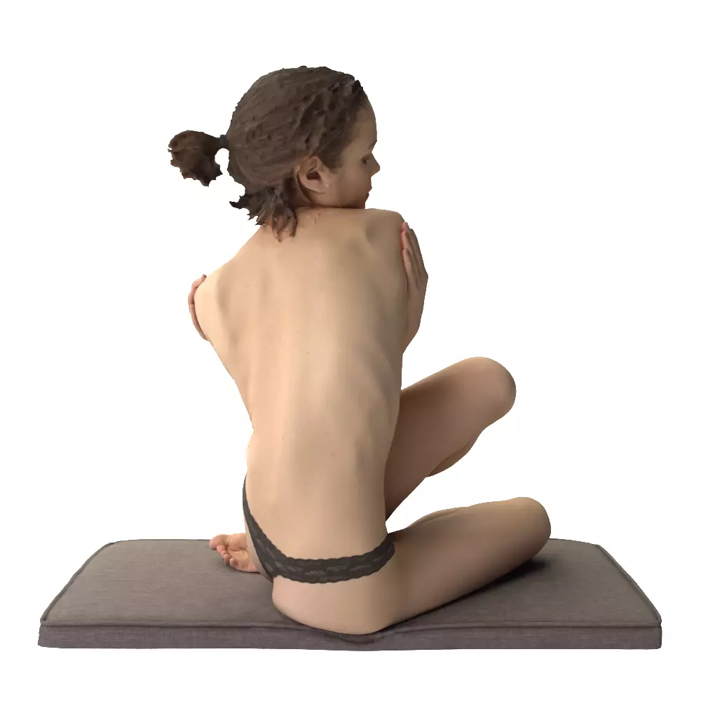 Female Scan Sylph Artistic Pose 02 3D model_5