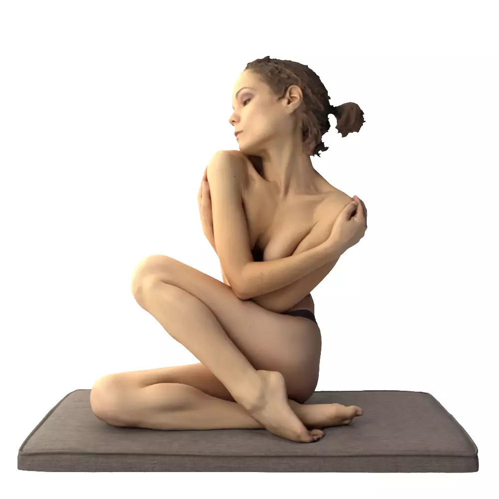 Female Scan Sylph Artistic Pose 02 3D model_0