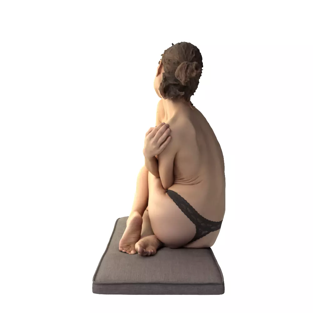 Female Scan Sylph Artistic Pose 02 3D model_3