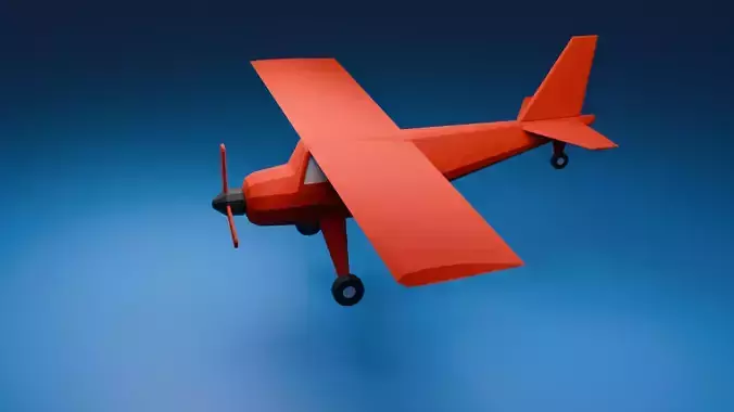 Classic Cartoon Aeroplane