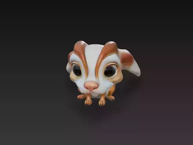 Stylized Baby Animal Character - Cute Fantasy Creature 3D Model 3D print model