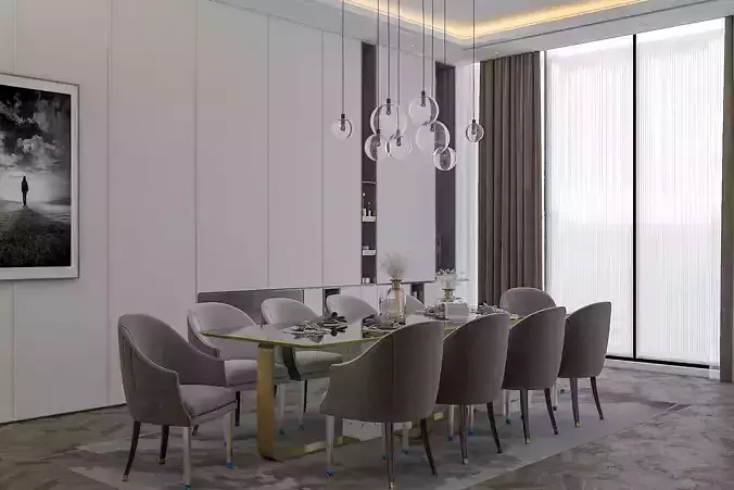 Bohemian dining room