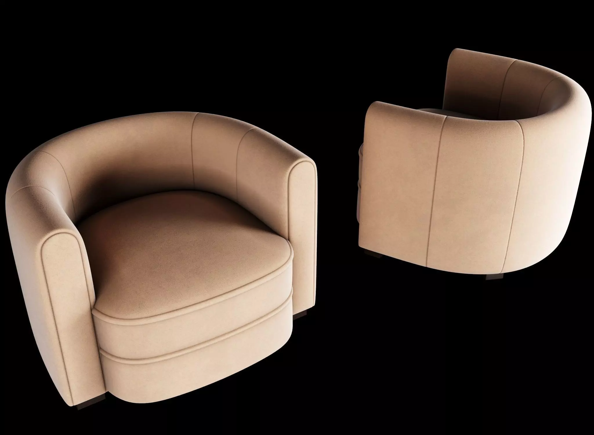 Buenos aires armchair 3D model