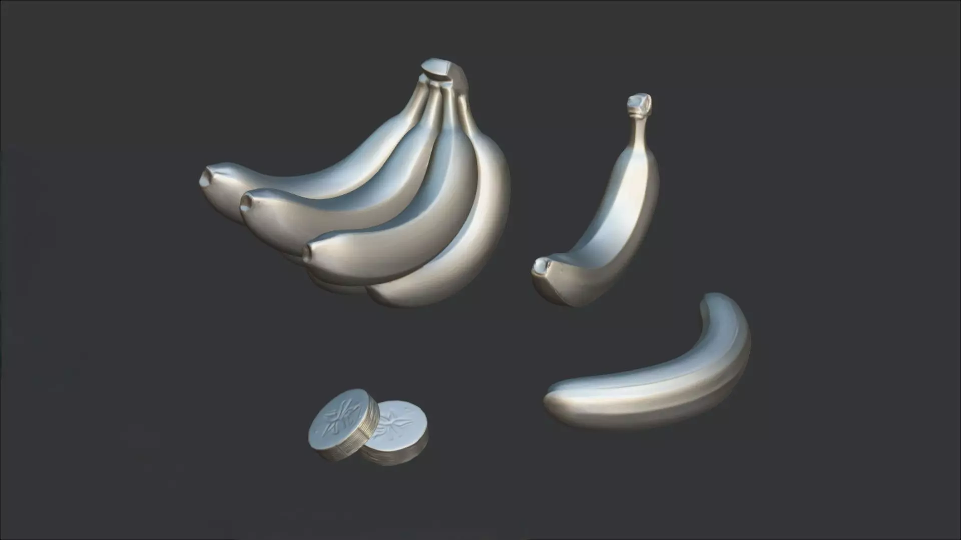 Banana 3D model_1