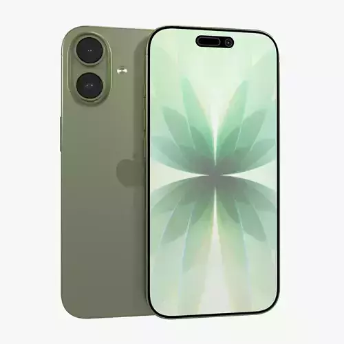 Apple iPhone 17 Sage 3D model