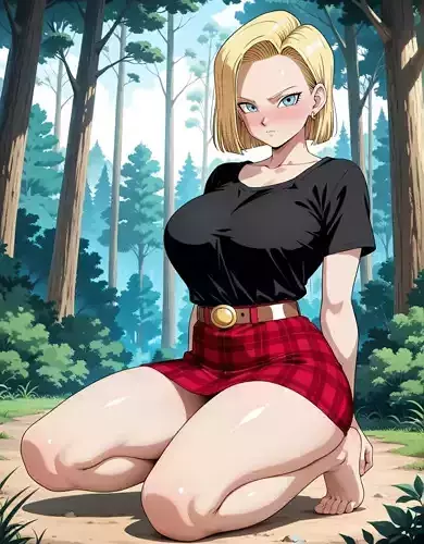 Android 18 Elegant Warrior from Dragon Ball Z