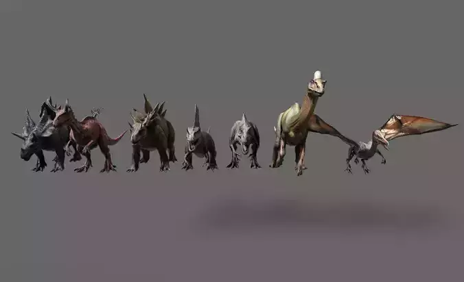 Dinosaurs Pack 4