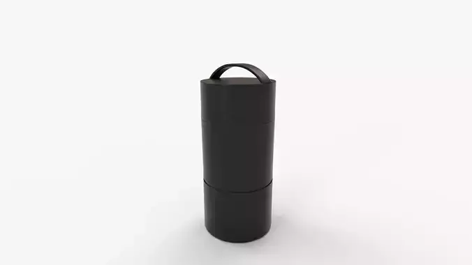 Thermal Food Flask Stainless Steel Lunch Box 3D model 5