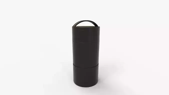 Thermal Food Flask Stainless Steel Lunch Box 3D model 6