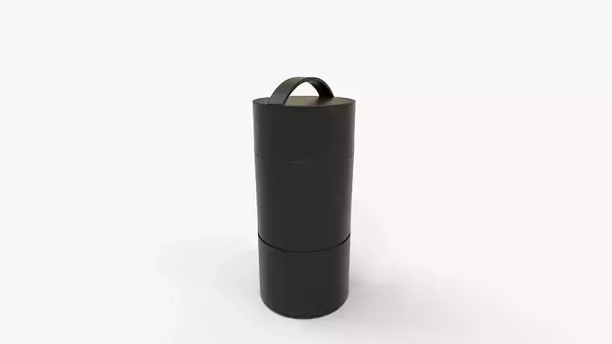 Thermal Food Flask Stainless Steel Lunch Box 3D model 7