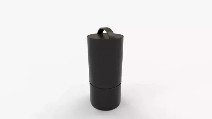 Thermal Food Flask Stainless Steel Lunch Box 3D model 4