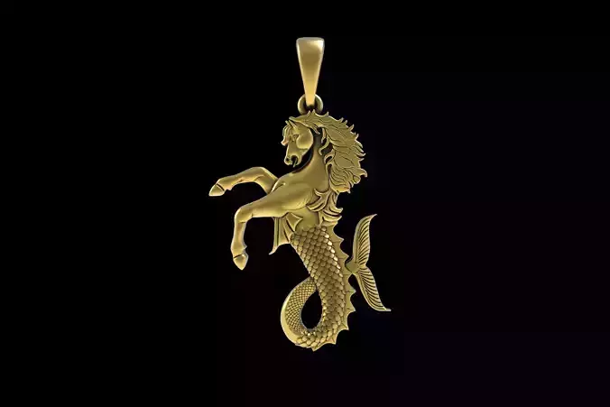 00052 Sea Horse Pendant