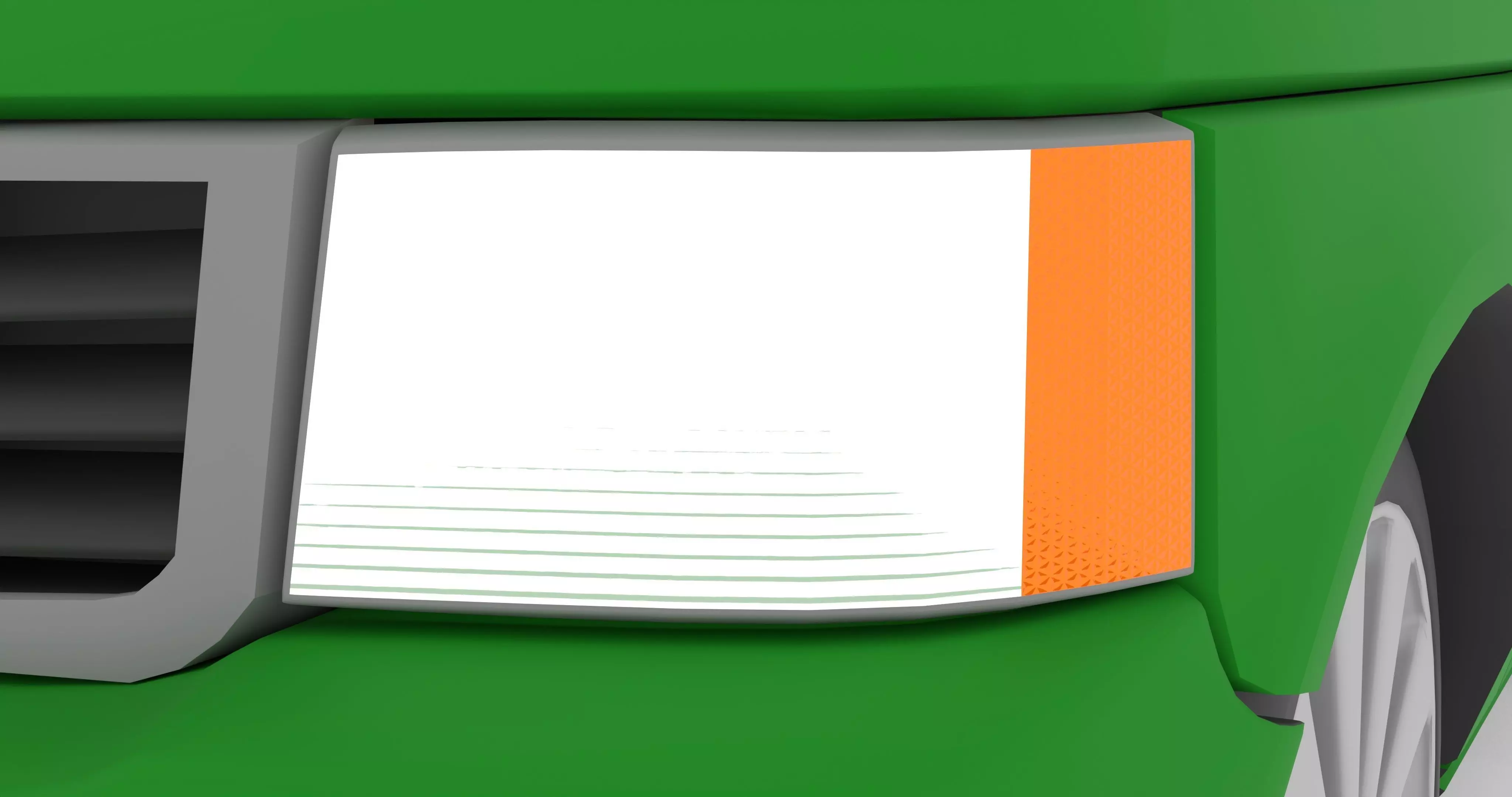 SUV-CAR Low-poly 3D model_15