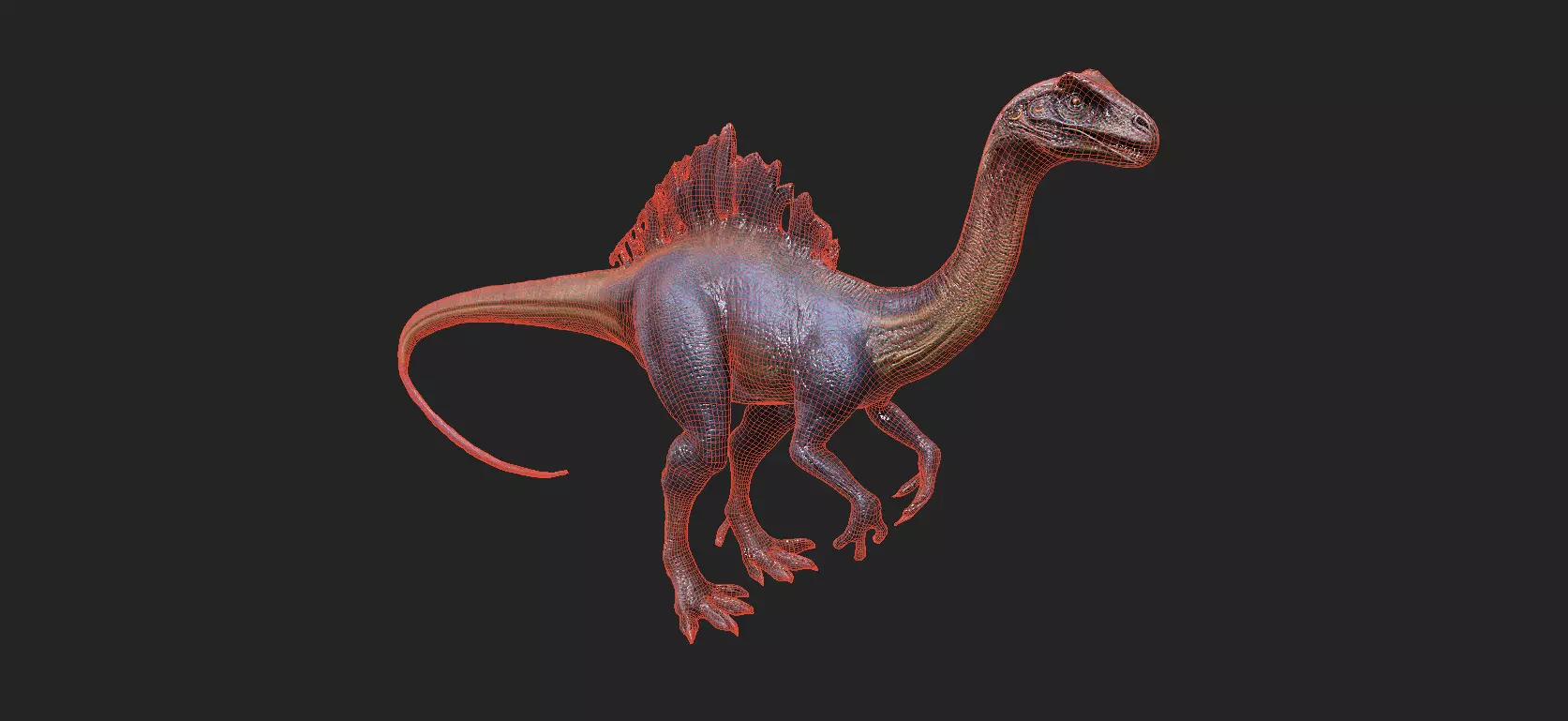 Dinosaurs Pack 6 Low-poly 3D model_25