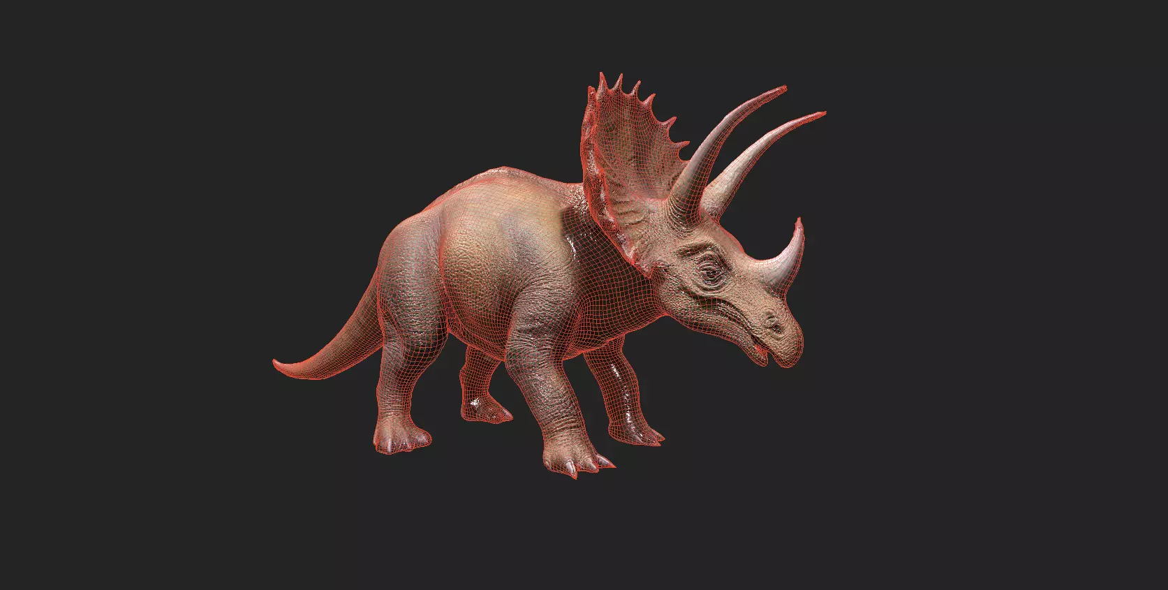 Dinosaurs Pack 6 Low-poly 3D model_21